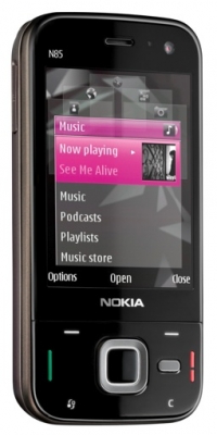 NOKIA  N85 Navi Cherry black