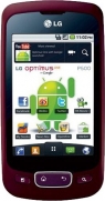 LG P500 Metallic Wine