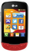 LG T500 Wine Red