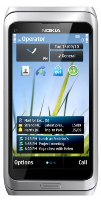 NOKIA E7-00 Silver White