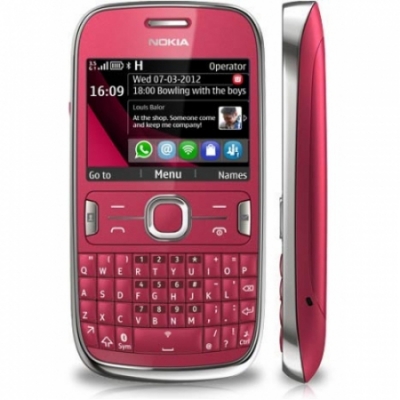 NOKIA 302 Plum Red