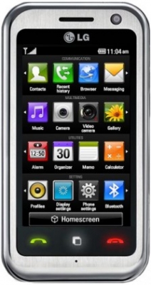 LG  KM900 silver
