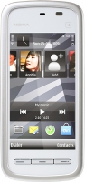 NOKIA  5230 White silver navi