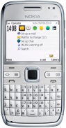 NOKIA  E72 Zircon white navi