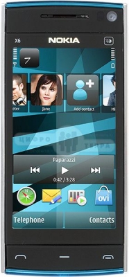 NOKIA  X6-00 Blue