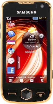 SAMSUNG  S8000 Black gold