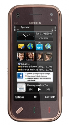NOKIA  N97 MINI Garnet navi