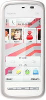 NOKIA  5228 White blue