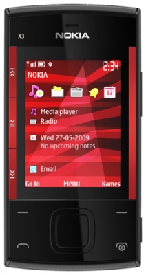 NOKIA  X3 NMS Black/red