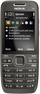 NOKIA E52-1 Black NAVI