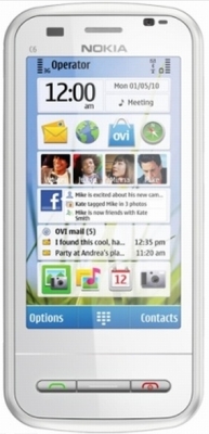 NOKIA C6 White