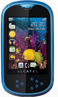 Alcatel OT708 Metallic blue