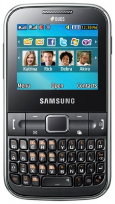 SAMSUNG C3222 Noble black DUOS
