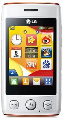 LG T300 White orange