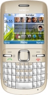 NOKIA C3-00 Golden white