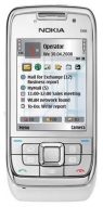 NOKIA  E66-1 White steel navi