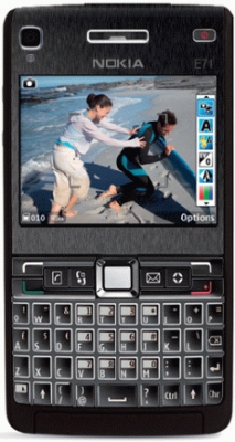 NOKIA  E71-1 Navi black steel