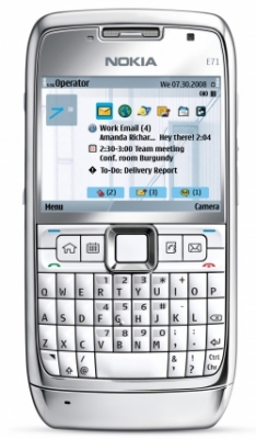 NOKIA  E71-1 Navi white steel