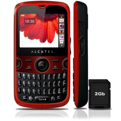 Alcatel OT-800 Red Frame